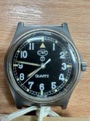 CWC 0555 ROYAL NAVY ISSUE SERVICE WATCH NATO MARKS DATE 1995