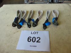 6x Leather Grip Handles