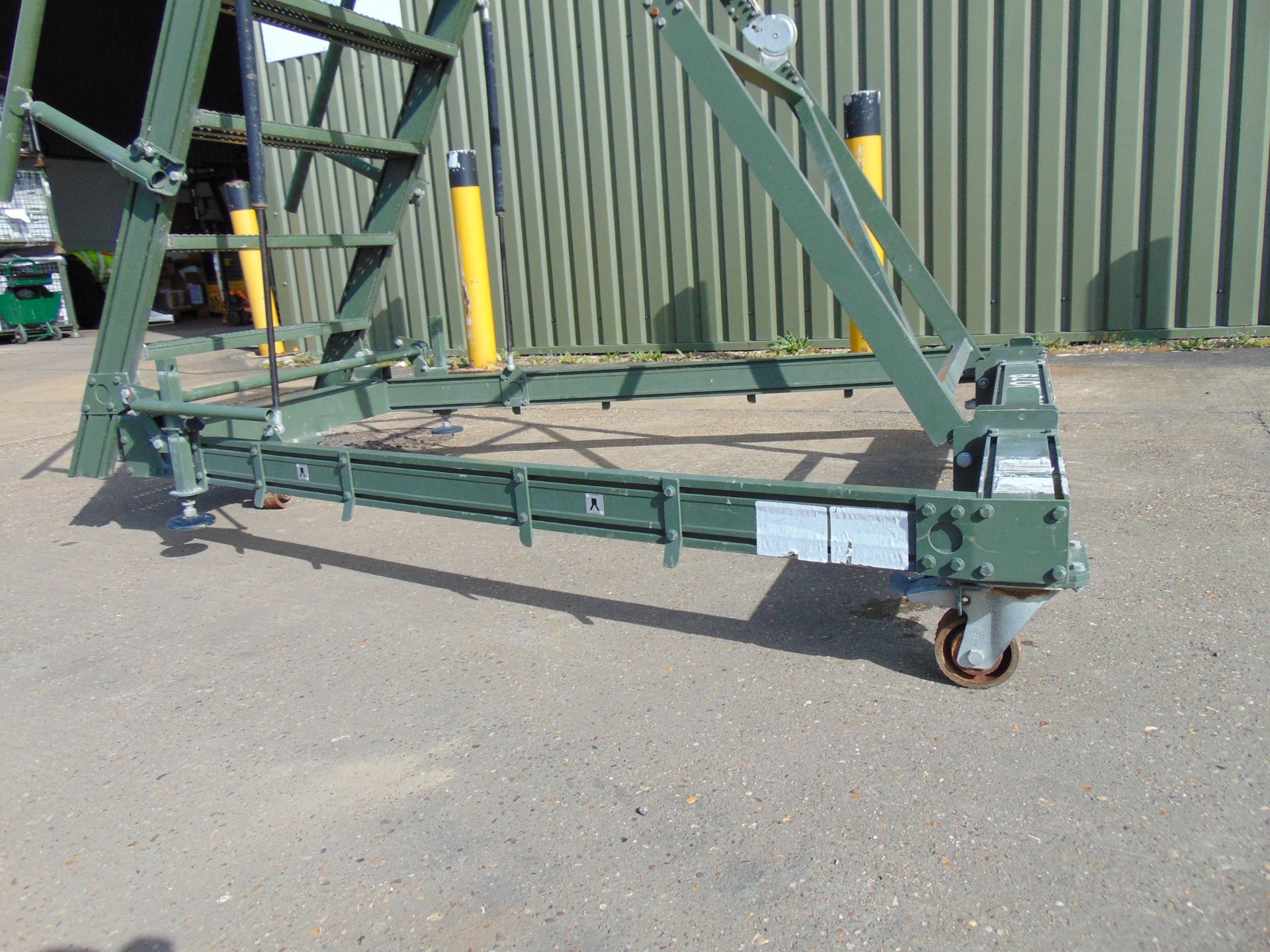 Test-Fuchs Aluminium Collapsible Warehouse Access Steps 2.4m Max Platform Height - Image 9 of 11