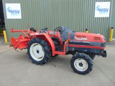 Mitsubishi MT226 4WD Compact Tractor c/w Rotovator ONLY 691 HOURS!
