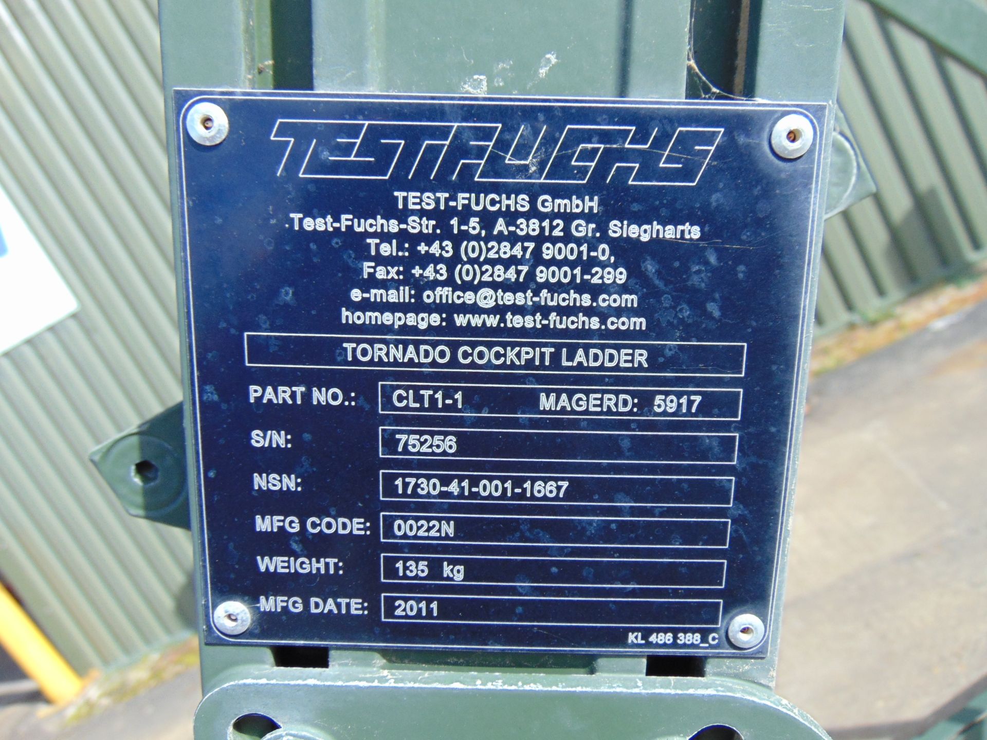 Test-Fuchs Aluminium Collapsible Warehouse Access Steps 2.4m Max Platform Height - Image 10 of 11