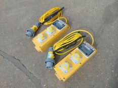 2 x Mennekes 110V Distribution Units