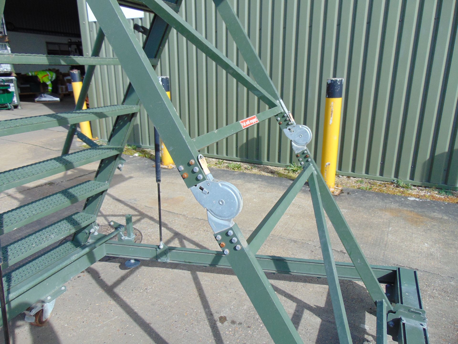 Test-Fuchs Aluminium Collapsible Warehouse Access Steps 2.4m Max Platform Height - Image 8 of 11