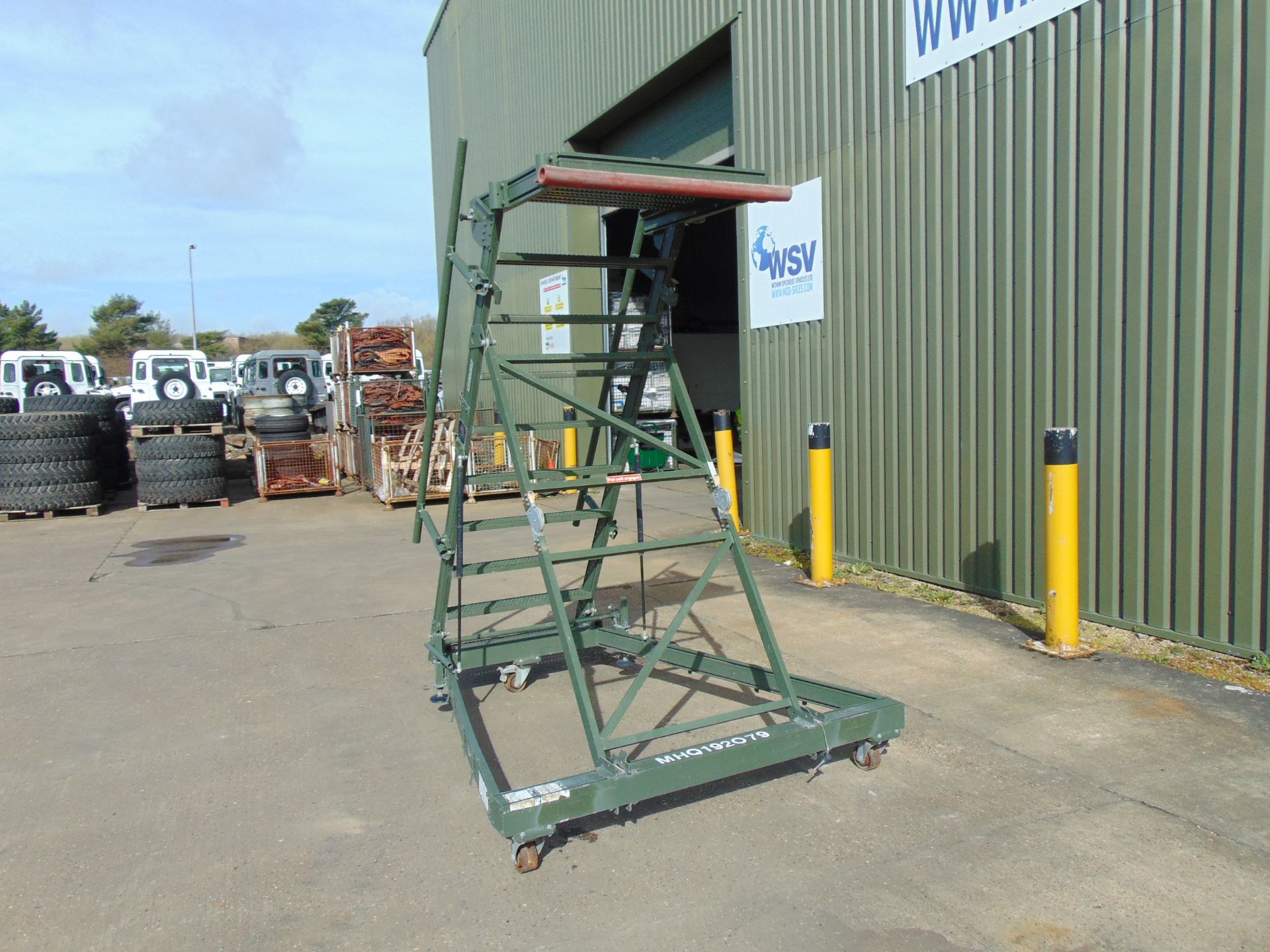 Test-Fuchs Aluminium Collapsible Warehouse Access Steps 2.4m Max Platform Height - Image 6 of 11