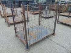 Steel Stacking Stillage with removeable sides and corner posts