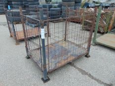 Steel Stacking Stillage with removeable sides and corner posts