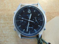 Rare Seiko Generation 1 RAF Pilots Chrono Harrier Force Issue with Nato Markings, Date 1984
