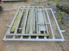 1 x Pair of HD Galvanised Gates