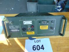 Clansman AC Power Unit 240Volt AC to 14/28 Volt DC