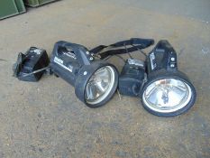 2 x Dragon T12 Searchlights & Chargers