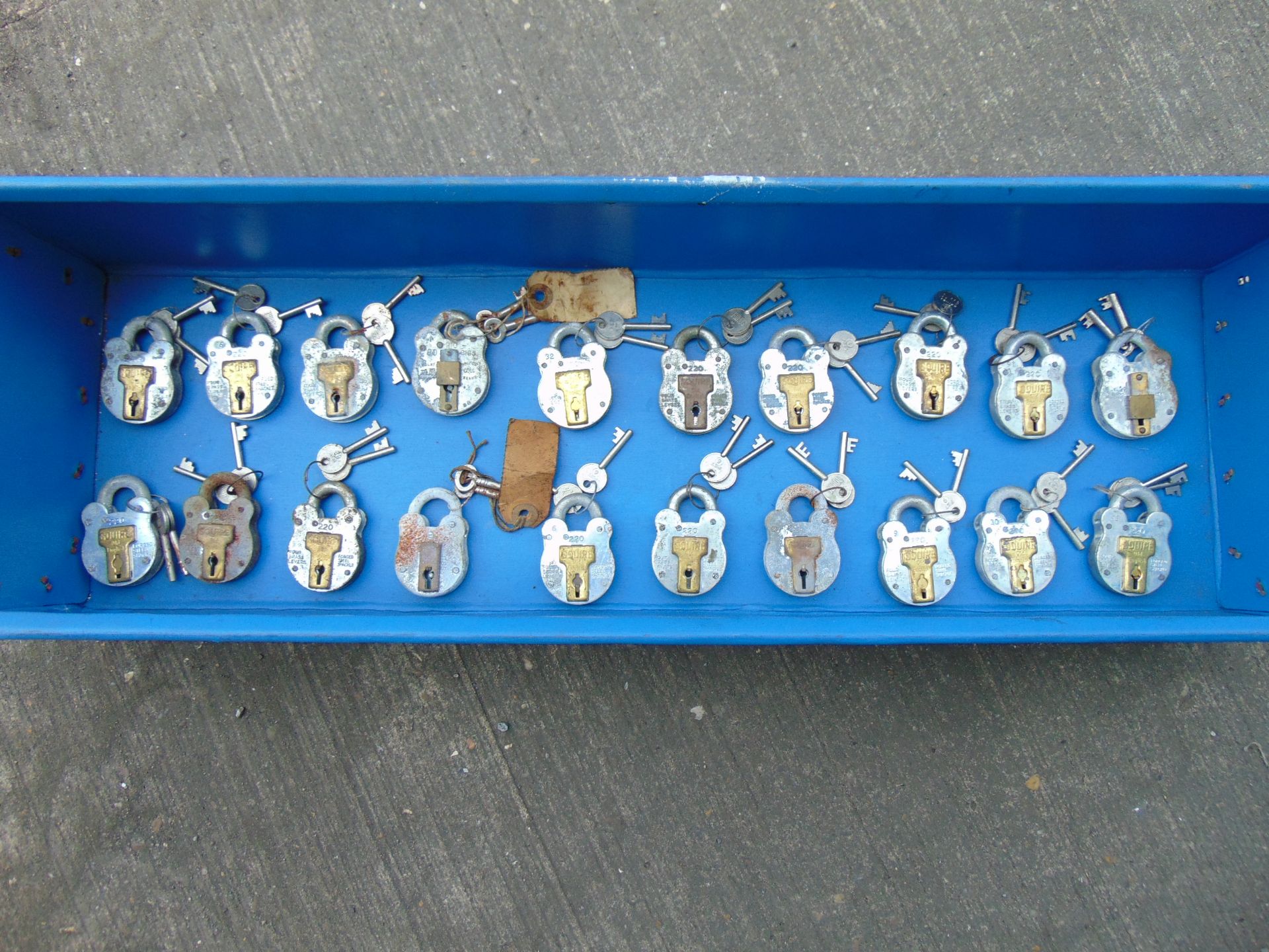 20 x MoD Padlocks c/w Keys