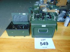 Test Set Condition Clansman Radio c/w Accessories and Serviceable Label