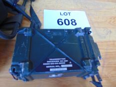 1x Clansman Transmitter Receiver U/RT 351 c/w Back Pack Frame, Battery and Accessory bag