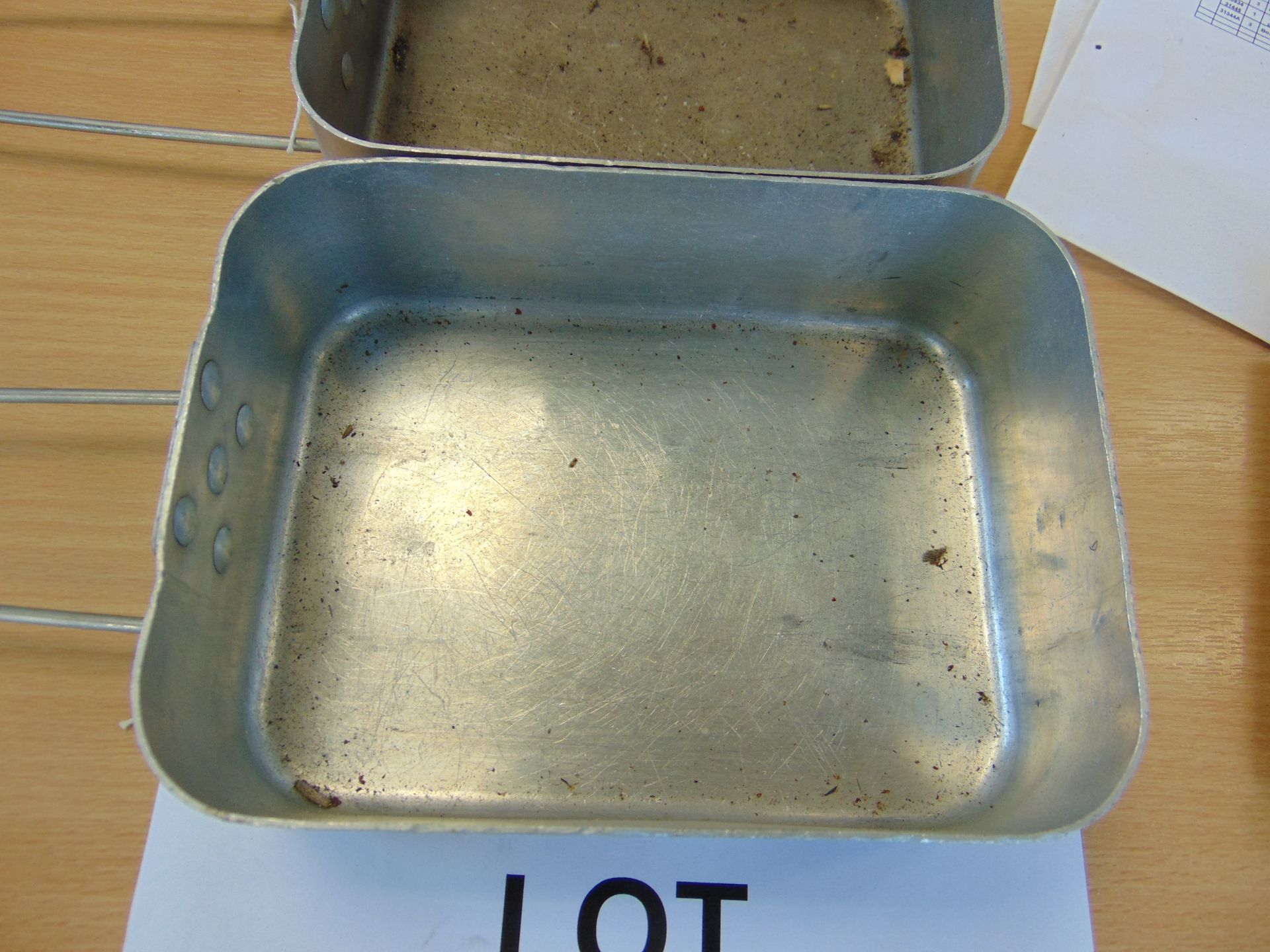 1 x Pair of Genuine original WW2 dated (1945) MMS Mess tins - Image 3 of 5