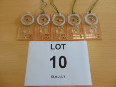 5x British Army Silva Type 4/54 Map Reading Compass