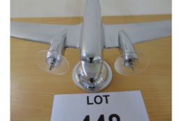 DESK TOP MODEL DAKOTA DC3 POLISHED ALUMINIUM ON BASE