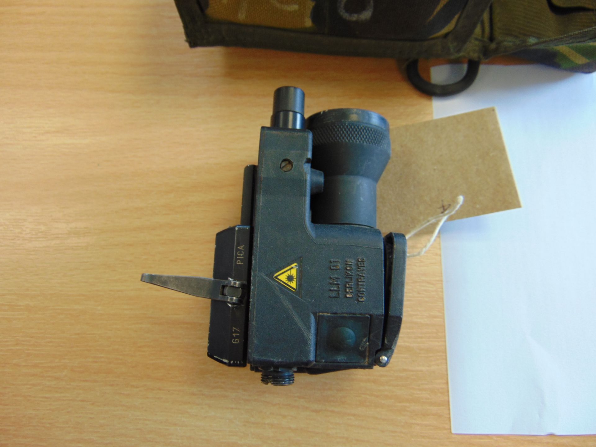 British Army LLMOI Laser Sight module in pouch as shown - Image 3 of 6