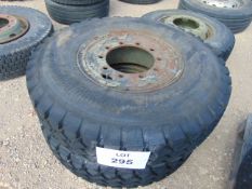 2 x Continental 1200 R 20 on Bedford MJ Rims