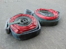 2x Land Rover Wolf Towing/ Recovery Straps