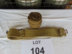 Pair of British Puttees and 1938 Pattern Belt