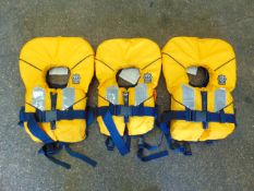 3x Crewsaver Spiral 100 Buoyancy Aid - PFD Personal Floatation Device Size 2x Child & 1 x Baby