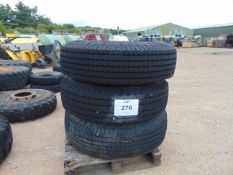 3 x Goodyear G20 1400-20 22 PR on Rims