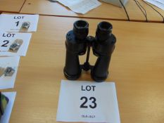 Barr & Stroude WW2 Naval Binos 7x CF41 with filters c/w original leather case