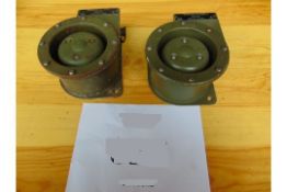 2x Clansman Loud speaker PM Vehicle Mounting