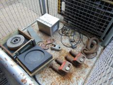 1 x Stillage of Obturator, Winch Rollers, Aluminum Tool Box, Battery Leads etc