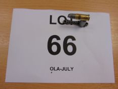 Very Unusual Spring Loader Inert Bullet Clothes hook