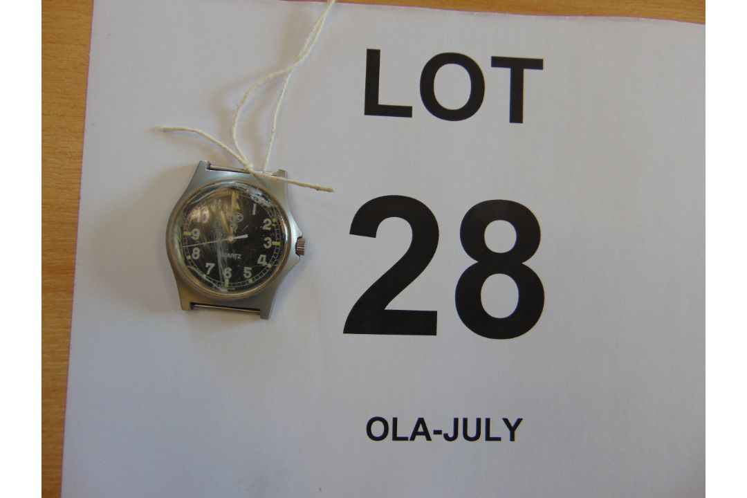 Rare CWC 0552 Royal Marines issue service Watch Nato Marks, Date 1990, * Gulf War 1 * Glass Scratted - Image 4 of 4