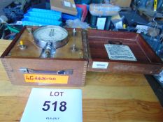 Anthony Allan Tyre Pressure Gauge Dated 1948 in Box