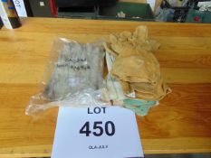 4 x Pairs of Leather Winching Gloves