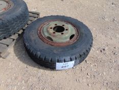 Michelin X 9.00 R 20 on Rim