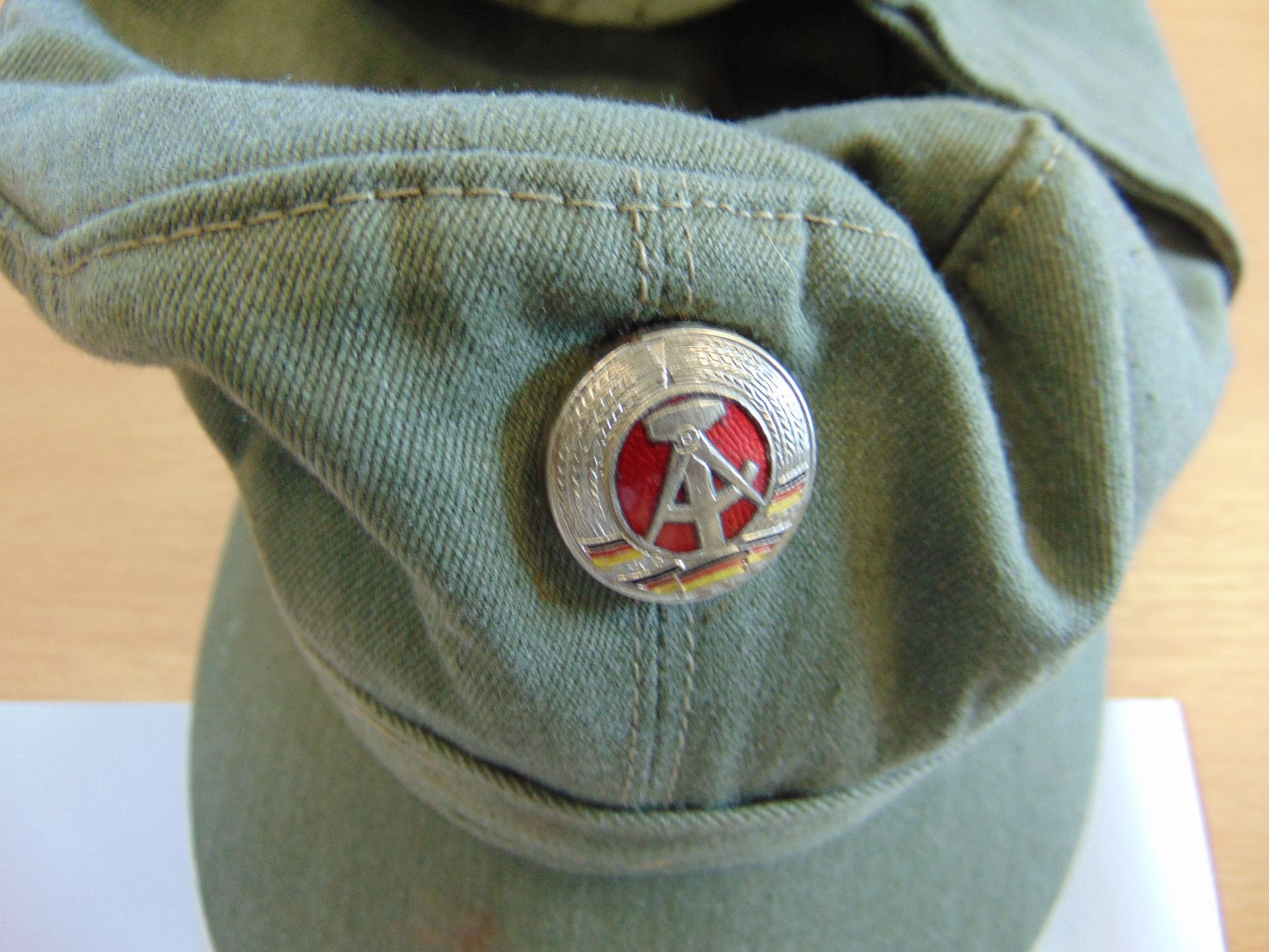 Nice Condition East German NVA Field Cap c/w Badge - Image 3 of 6