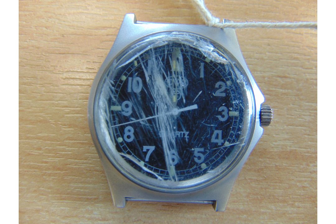 Rare CWC 0552 Royal Marines issue service Watch Nato Marks, Date 1990, * Gulf War 1 * Glass Scratted - Image 1 of 4