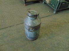 V.Nice Antique Galvanised Milk Churn