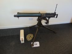 Very Rare Vickers .303 machine gun, deactivated to current EU standards