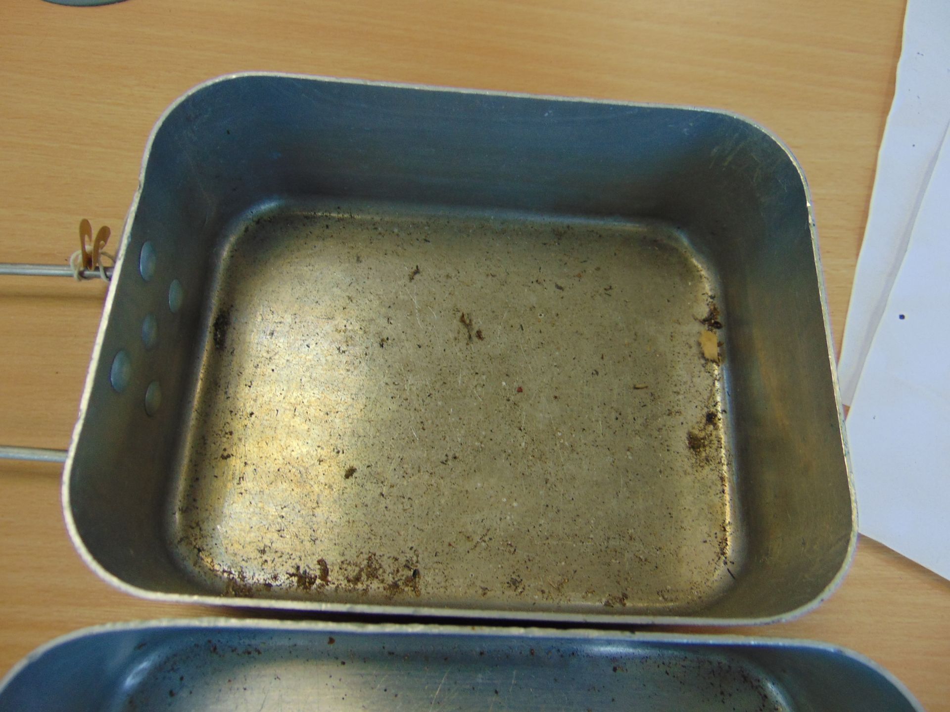 1 x Pair of Genuine original WW2 dated (1945) MMS Mess tins - Image 4 of 5
