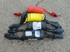 4 x Unissued Suzi Coil Air Brake Hoses