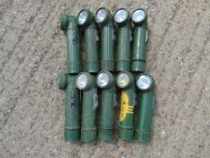 10 x British Military Issue Right Angle Torches