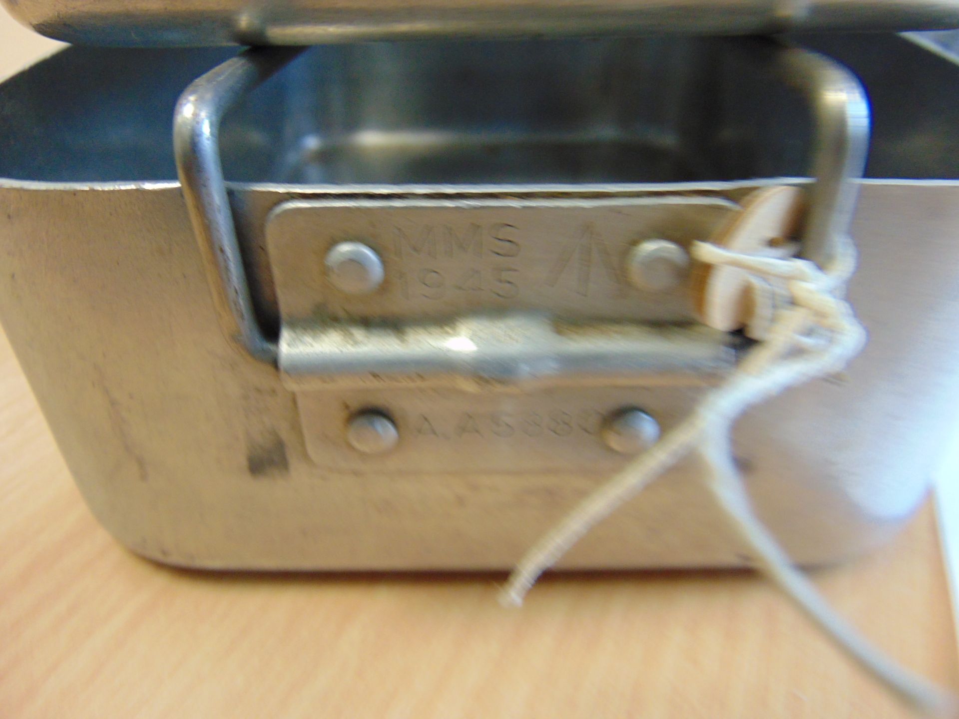 1 x Pair of Genuine original WW2 dated (1945) MMS Mess tins - Image 5 of 5