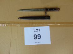 ORIGINAL GERMAN WW2 K98 BAYONET IN SCABARD