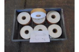 12x Unissued Rolls of White PVC Mine Tape as shown