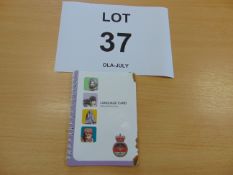 Operation Telic (Afghanistan) Language Card