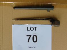 N.4 RIFLE WW2 PIG STICKER BAYONET & SCABARD IN ORIGINAL GREASE