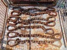 7 x Heavy Duty 3 tonne Recovery Chains