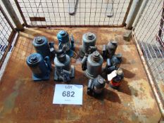 10 x 10 ton and 3 ton Hydraulic Jacks