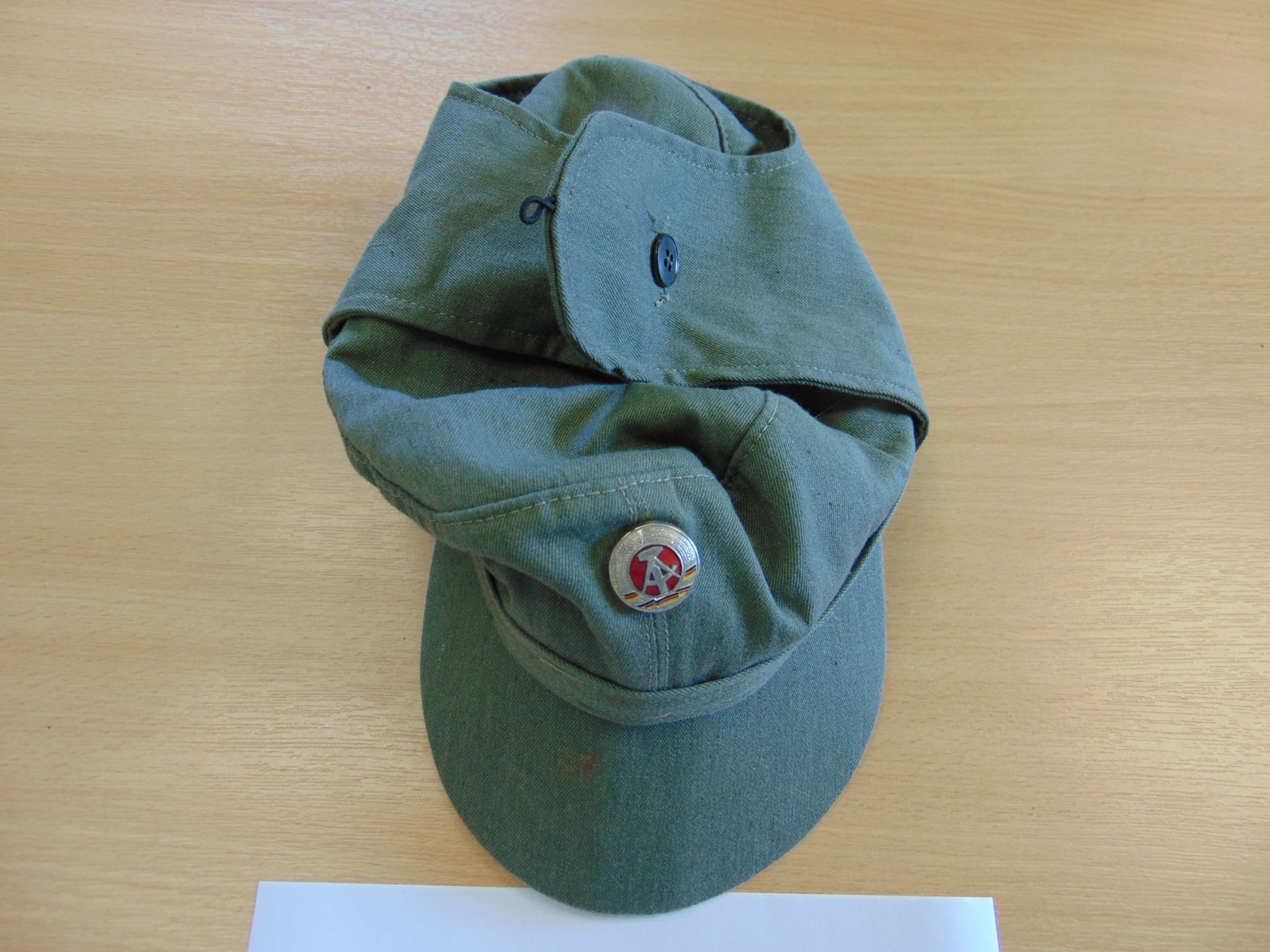 Nice Condition East German NVA Field Cap c/w Badge - Image 2 of 6