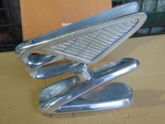 POLISHED ALUMINIUM BENTLEY CARS FLYING SPURR DESK MODEL PAPER WEIGHT